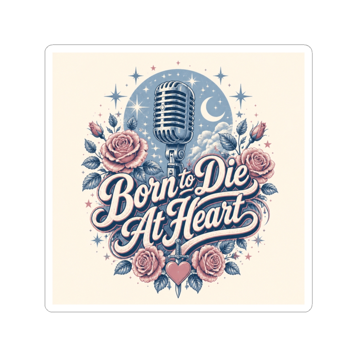 Lana Del Rey "Born to Die At Heart" Sticker